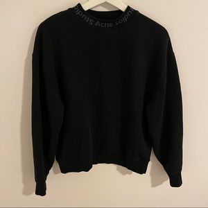 Acne Studios CrewNeck Black Sweatshirt